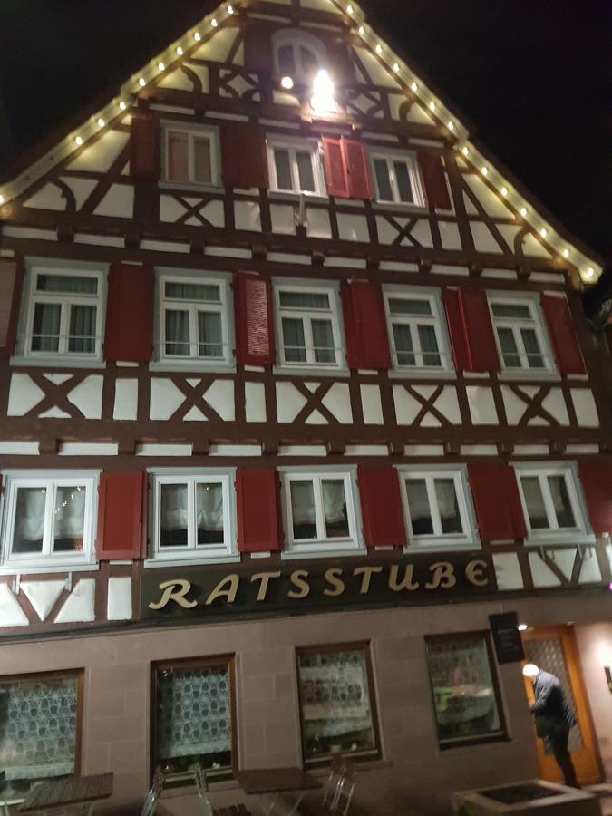 Hotel-Restaurant Ratsstube Calw Dış mekan fotoğraf
